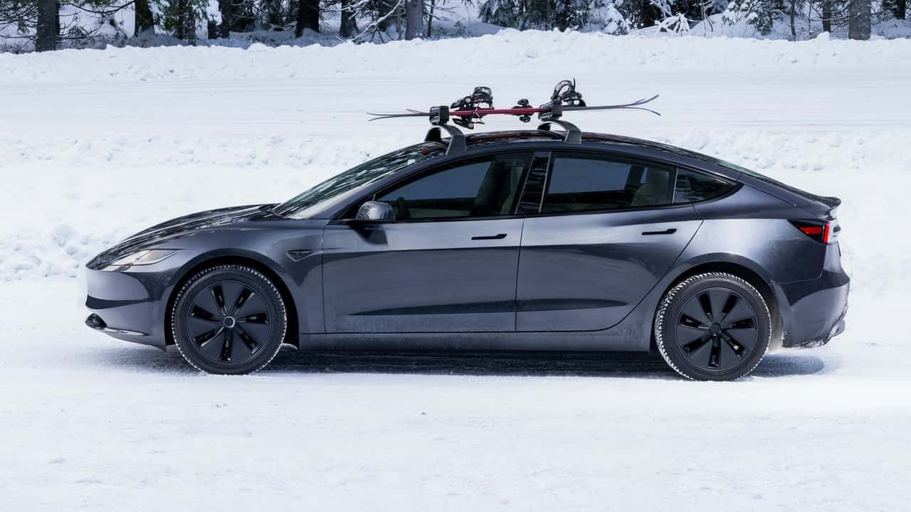 A Tesla Model 3 Was Deep Frozen Then Charged