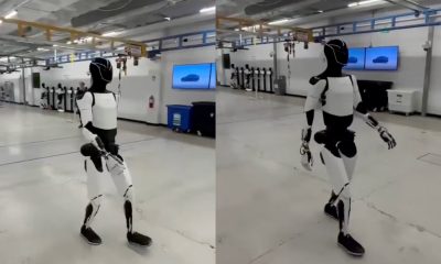 Tesla Shares Optimus Improved Walk in New Update Video