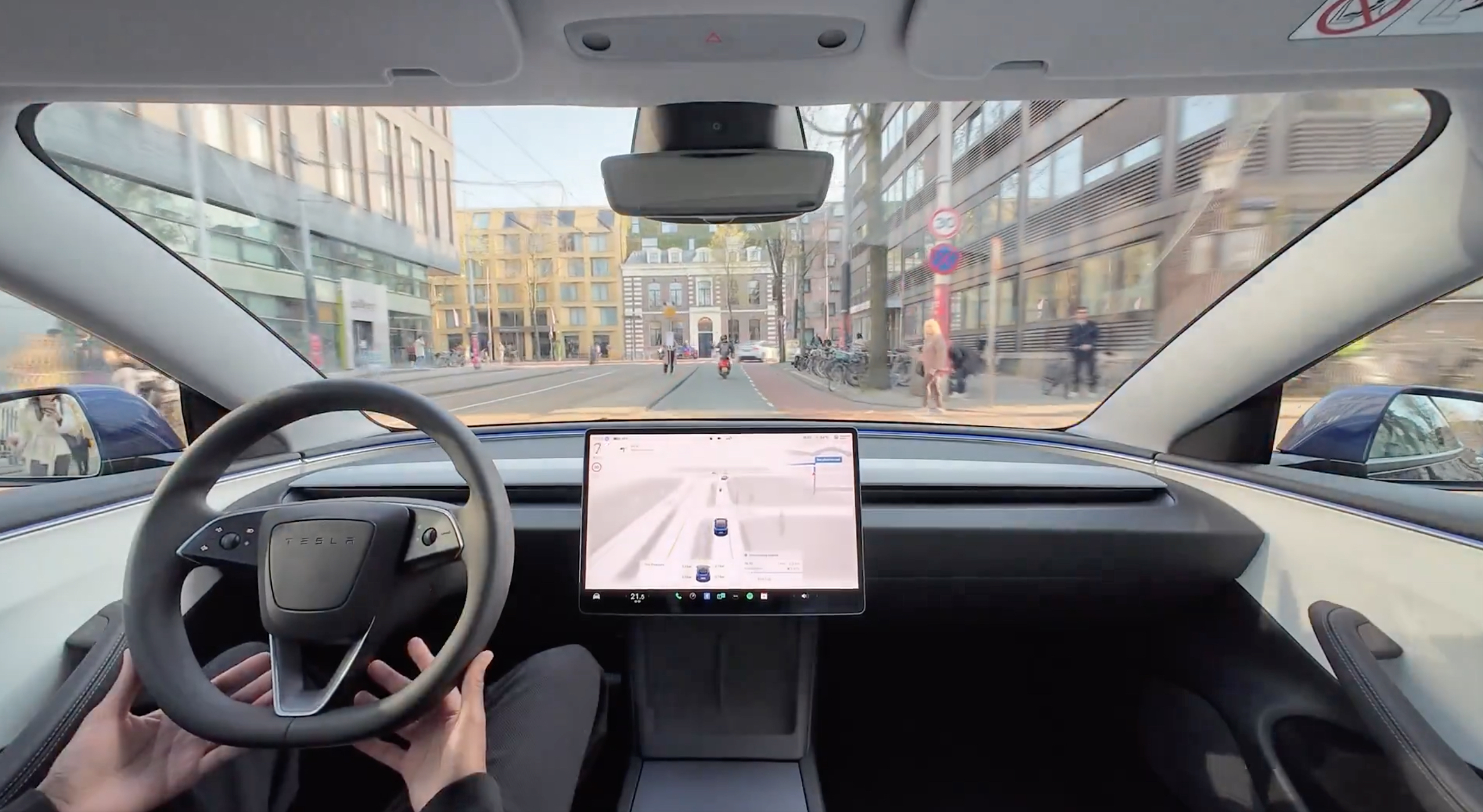 Tesla Europe Shares FSD Test Video Weeks Ahead of Launch Target