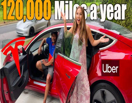 A Tesla becomes Uber drivers cash cow