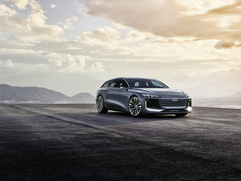 Audi A6 Avant E-Tron concept cuts a sharp electric line to the immediate future