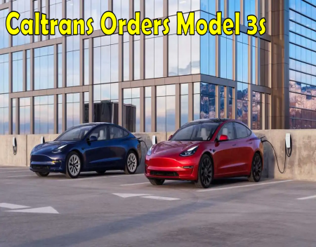 Caltrans Orders 399 Tesla Model 3s