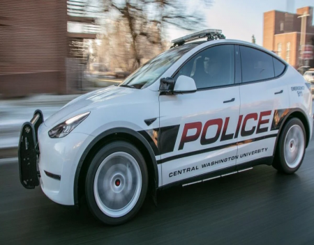 Central Washington University Police Get a Model Y