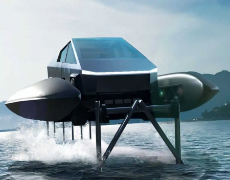 Check Out The New Tesla Hydrofoil