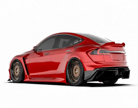 Check Out This Extreme Tesla Model S Widebody Kit