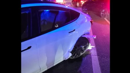 Check Out This Tesla Model 3 Totaled By Teenage Driver In Rear-End Crash