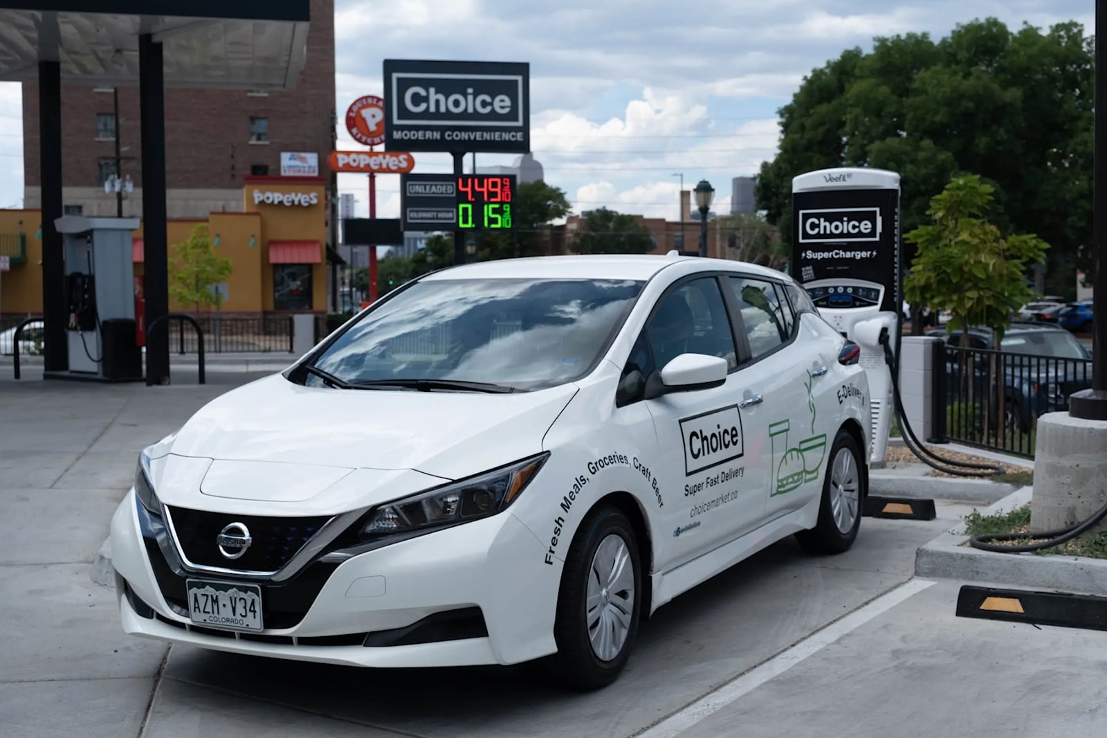 Colorado Gas Station Posts Fuel Prices Next To EV Charging Prices