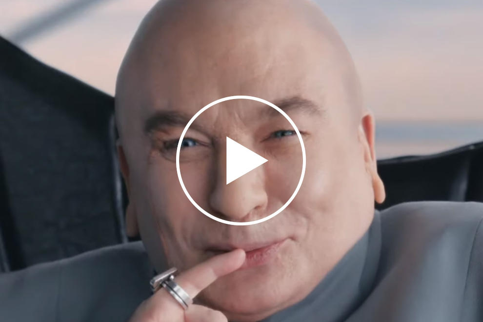 Dr. Evil Is Back In GMs 2022 Super Bowl Commercial