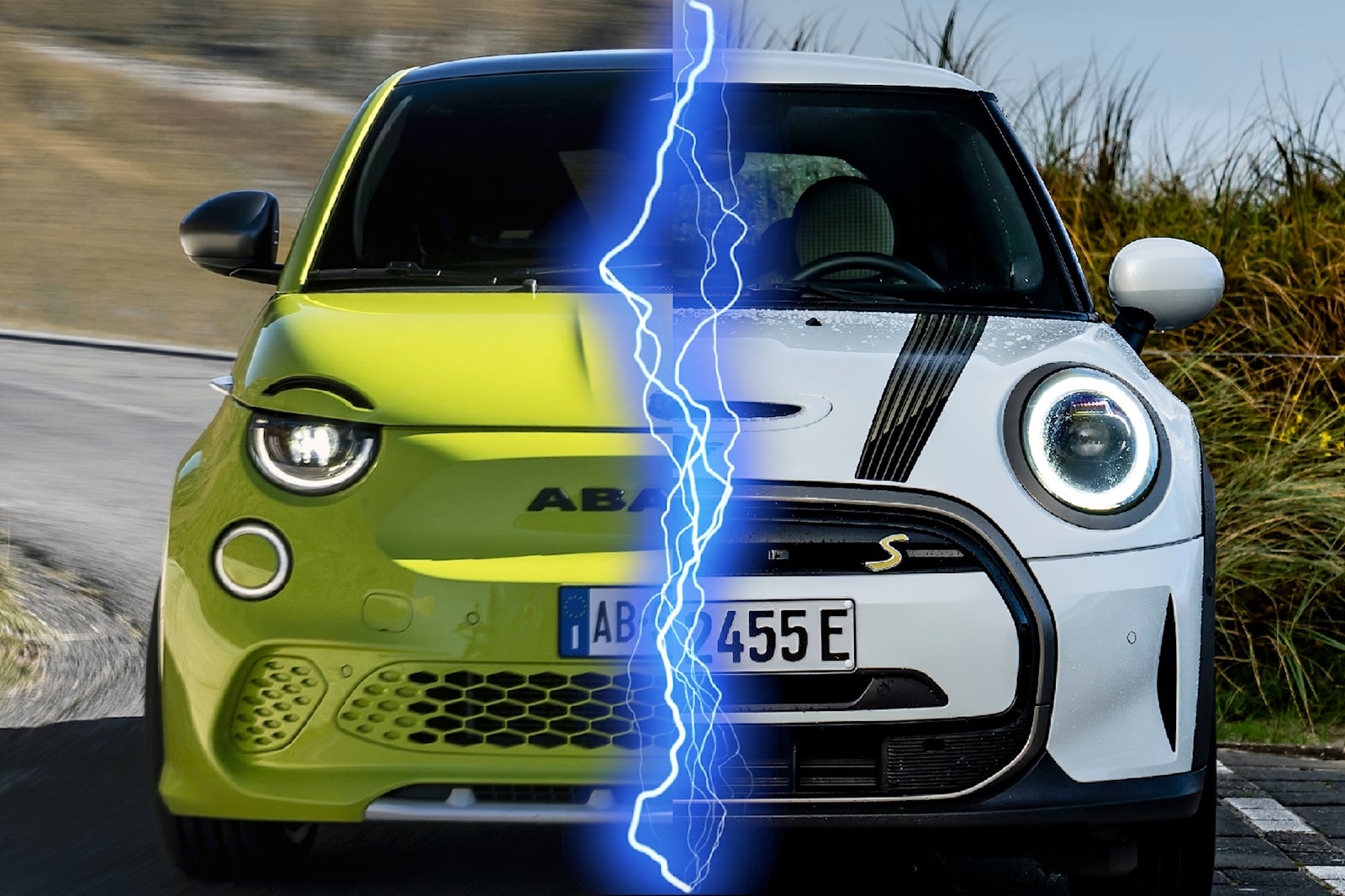 EV Hot Hatch Comparison: Abarth 500e Vs. Mini Cooper Electric