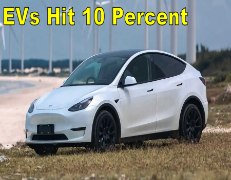 EVs Hit 10 Percent Of Global New Car Sales