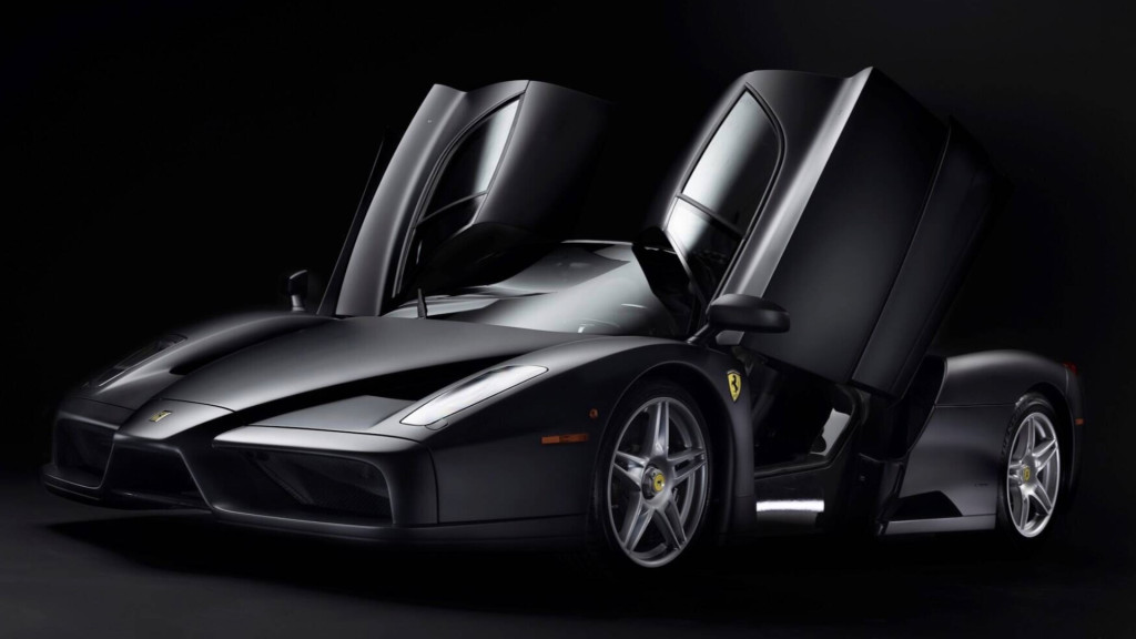 Factory matte black Ferrari Enzo heads to auction