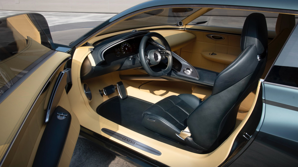 Genesis X Speedium Coupe concept interior looks production ready