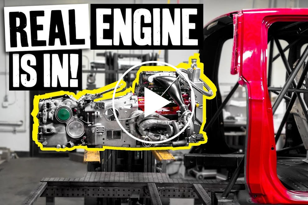 Hoonigans Honda Ridgeline IndyTruck Build Gets An Engine In New Video