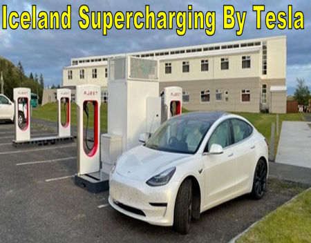 Iceland Supercharging By Tesla