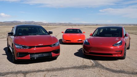 Kia EV6 GT Drag Races Tesla Model 3 Performance Its Really Close