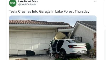 Media Report Claims Tesla Crashed Into Home But It Was A Polestar