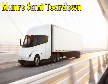 Munro Live Announces Tesla Semi Teardown