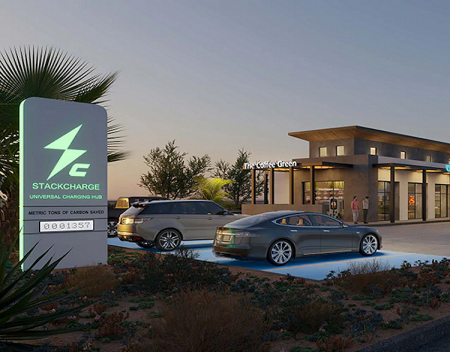 New California Charging Hub Will Have 40 Fast Chargers Plus Retail And Restaurant