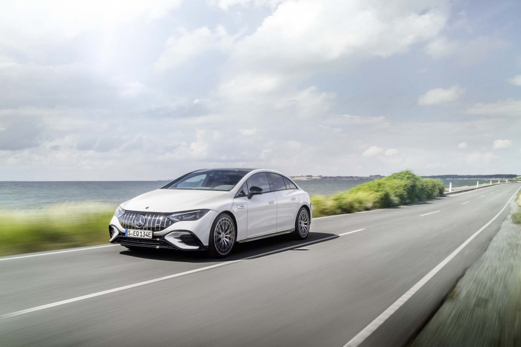 Preview: 2023 Mercedes-Benz AMG EQE electric super sedan revealed with up to 677 hp