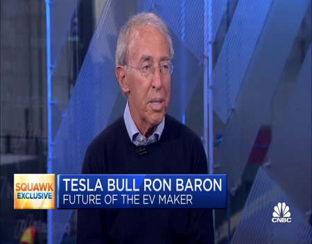 Ron Baron Is Supporting Tesla Stock For The Long Haul