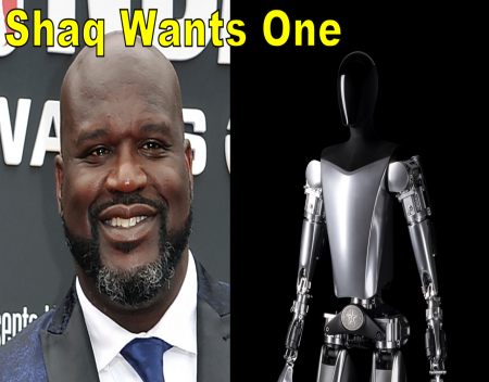 Shaq Wants a Tesla Optimus Bot