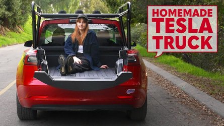 Simone Giertz Model 3 Pickup Truck Conversion Four Years On