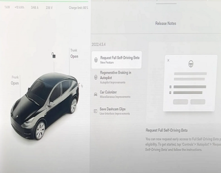 Tesla 2022.4.5.4 Update