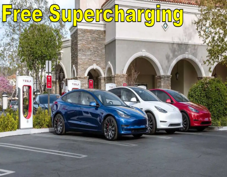 Tesla Again Offers Free Supercharging