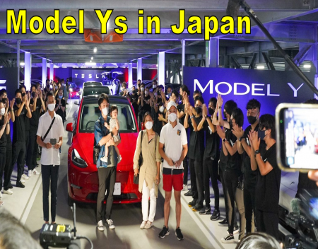 Tesla begins delivering Model Ys in Japan