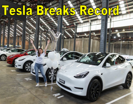 Tesla Broke its Own Record in Australia