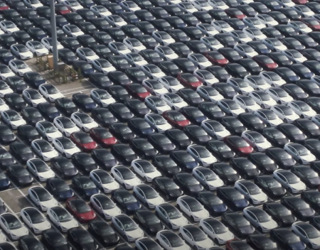 Tesla China drone video shows massive fleet ready for Q3 exports