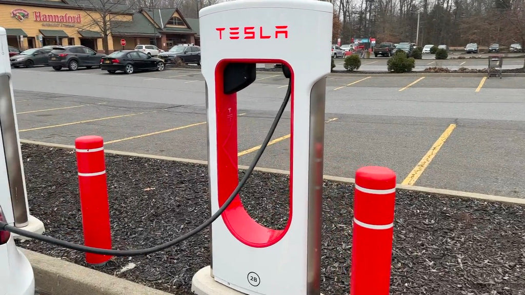 Tesla Continues to Install Magic Dock at US Superchargers for All-EV Access