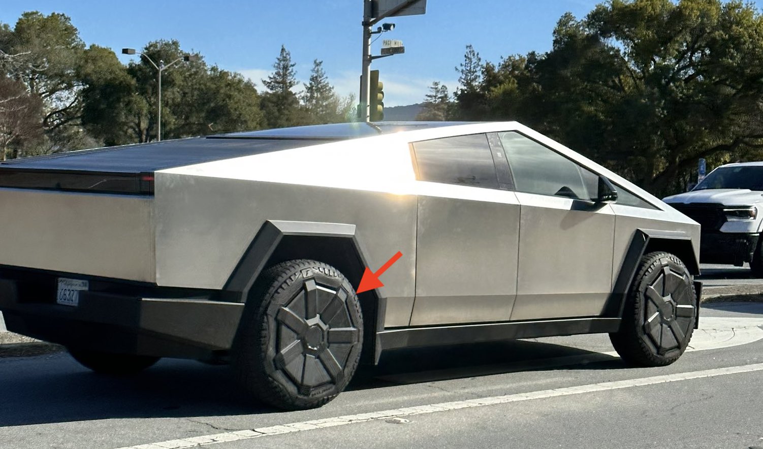 Tesla Cybertruck beta looks production-ready with original aero covers and all-season tires