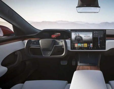 Tesla Finally Adds Power Adjustable Swivel Screen To Model S And X