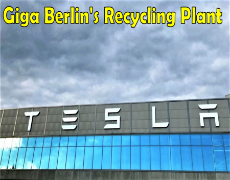 Tesla Giga Berlin Applies for a Permit to Use its Recycling Plant