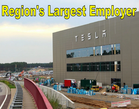 Tesla Giga Berlin Is Regions Largest Employer