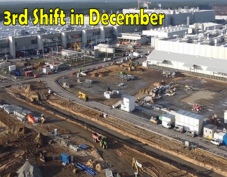 Tesla Giga Berlin Plans to Add 3rd Shift in December