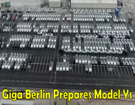Tesla Giga Berlin Prepares Model Ys For Deliveries