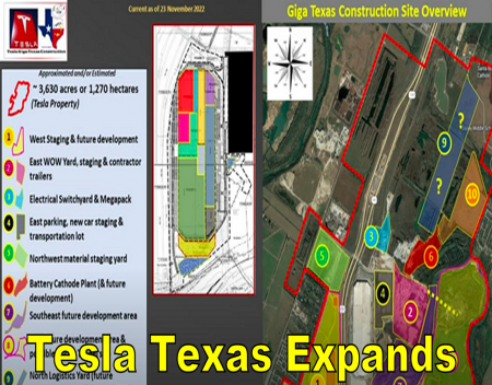 Tesla Giga Texas Continues to Expand
