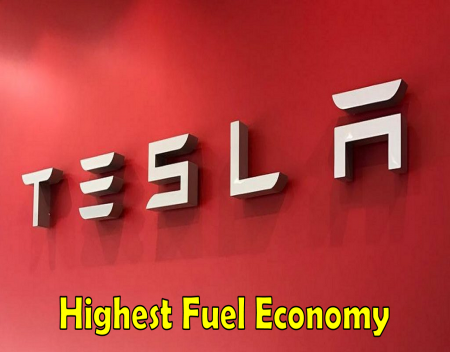 Tesla Has Highest Fuel Economy
