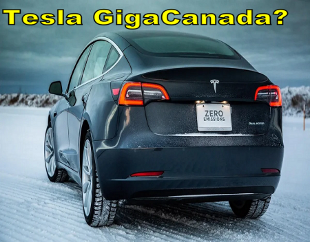 Tesla in Formal Manufacturing Talks with Canada