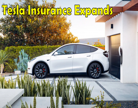 Tesla Insurance Expands
