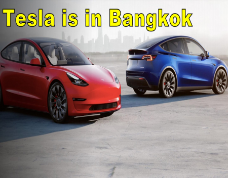 Tesla is ramping up in Bangkok