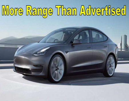 Tesla Model 3 Has Much More Range Than Advertised