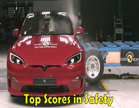 Tesla Model S Tops Euro NCAP Safety Tests