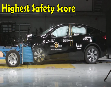 Tesla Model Y Achieves Highest Safety Score of Any Vehicle Tested in 2022