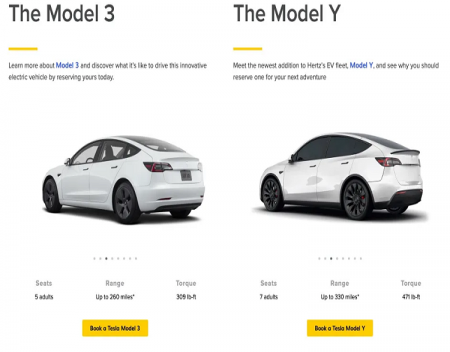 Tesla Model Y Added To Hertz Fleet