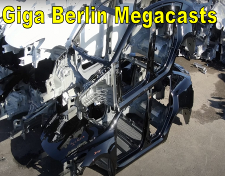 Tesla Model Y Bodies Ready for Megacasts at Giga Berlin