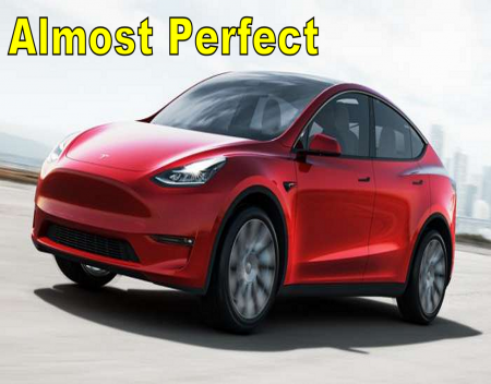 Tesla Model Y Gets Almost Perfect 5-star Rating
