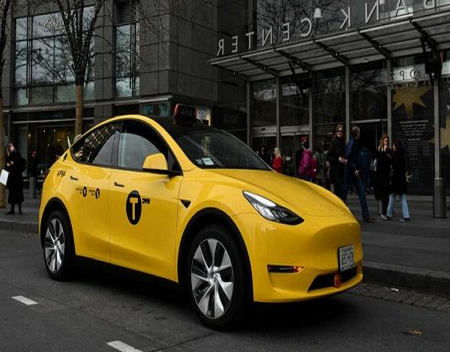 Tesla Model Y Joins The New York City Yellow Cab Fleet Through Gravity